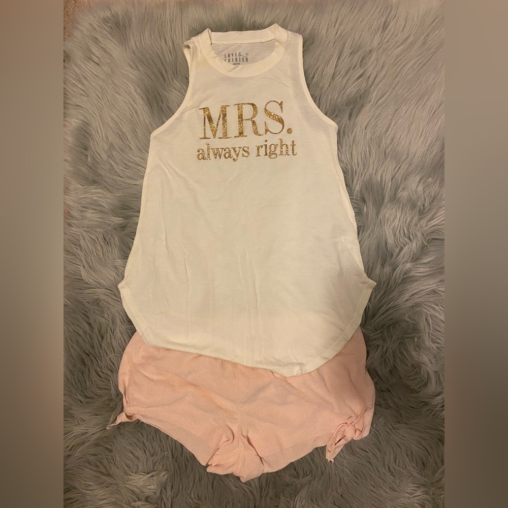 Brand new- Mrs. Always Right outfit